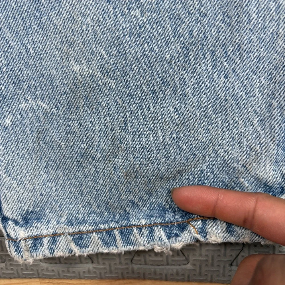 Vintage 90s Levi's 505 Jeans Men's 33x36 Fit 32x35 Regular Fit Orange Tab